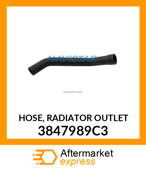 HOSE, RADIATOR OUTLET 3847989C3