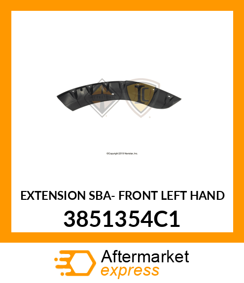 EXTENSION SBA- FRONT LEFT HAND 3851354C1