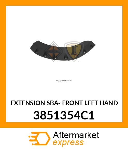 EXTENSION SBA- FRONT LEFT HAND 3851354C1