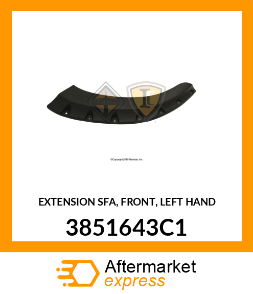 EXTENSION SFA, FRONT, LEFT HAND 3851643C1