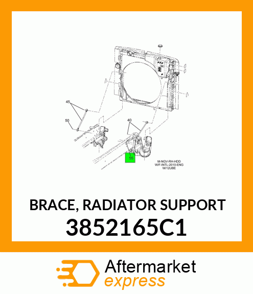 BRACE, RADIATOR SUPPORT 3852165C1