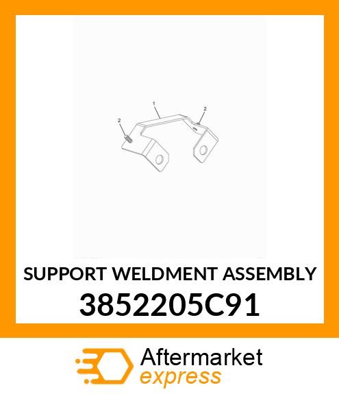 SUPPORT WELDMENT ASSEMBLY 3852205C91