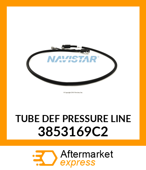 TUBE DEF PRESSURE LINE 3853169C2