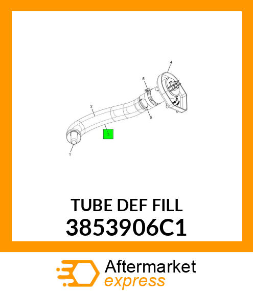TUBE DEF FILL 3853906C1