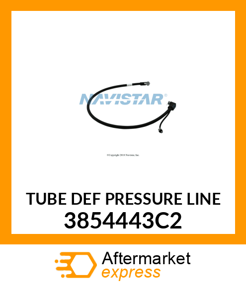 TUBE DEF PRESSURE LINE 3854443C2