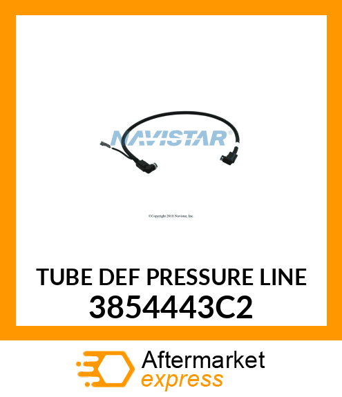 TUBE DEF PRESSURE LINE 3854443C2