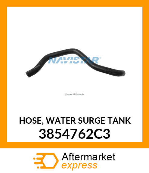 HOSE, WATER SURGE TANK 3854762C3