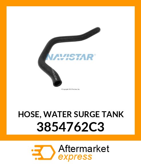 HOSE, WATER SURGE TANK 3854762C3