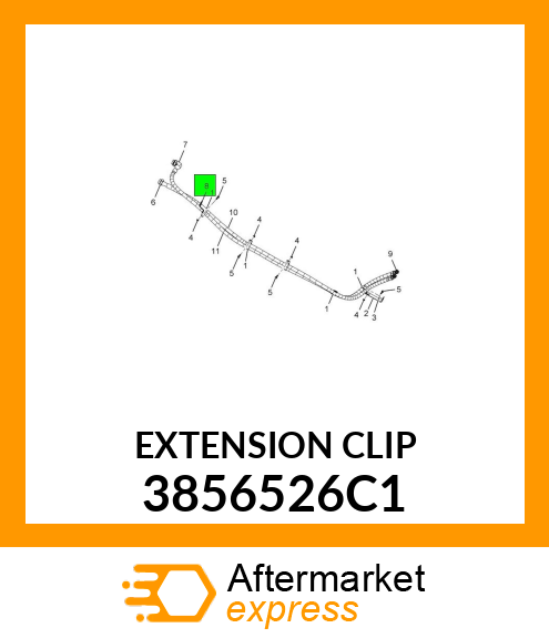 EXTENSION CLIP 3856526C1