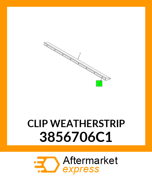 CLIP WEATHERSTRIP 3856706C1