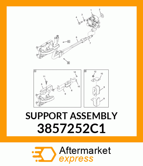 SUPPORT ASSEMBLY 3857252C1