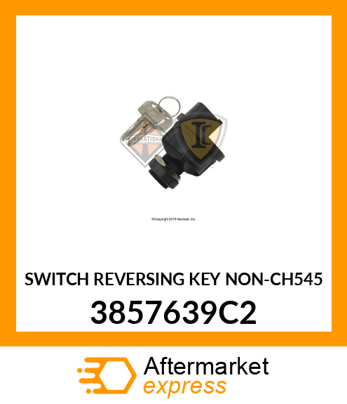 SWITCH REVERSING KEY NON-CH545 3857639C2