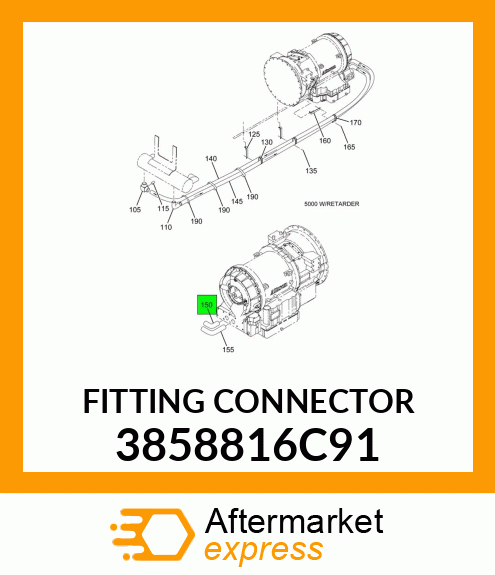 FITTING CONNECTOR 3858816C91