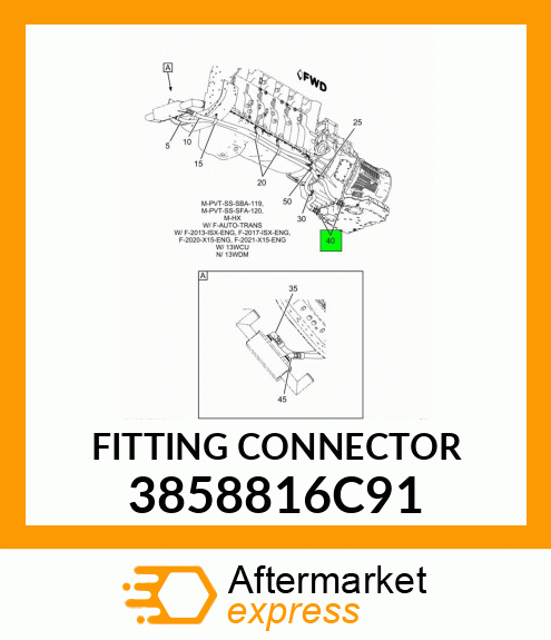 FITTING CONNECTOR 3858816C91