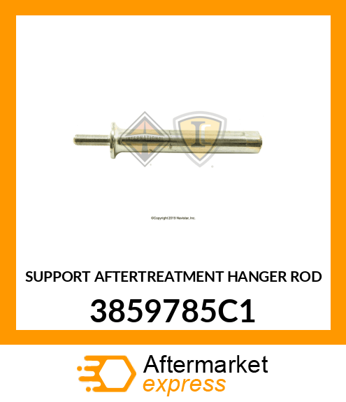 SUPPORT AFTERTREATMENT HANGER ROD 3859785C1