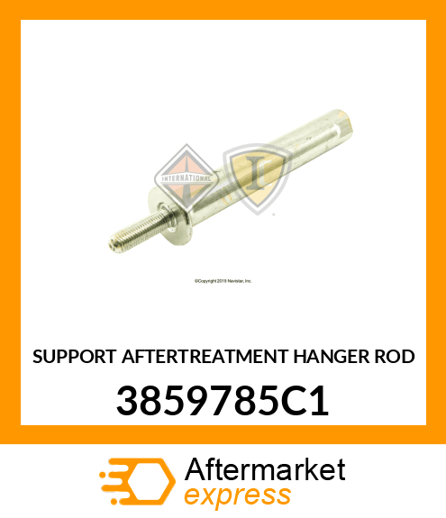 SUPPORT AFTERTREATMENT HANGER ROD 3859785C1