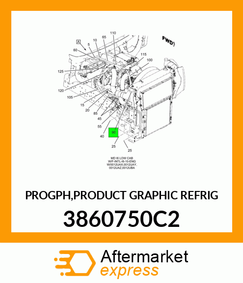 PROGPH,PRODUCT GRAPHIC REFRIG 3860750C2