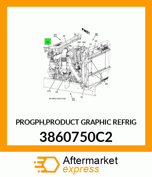 PROGPH,PRODUCT GRAPHIC REFRIG 3860750C2