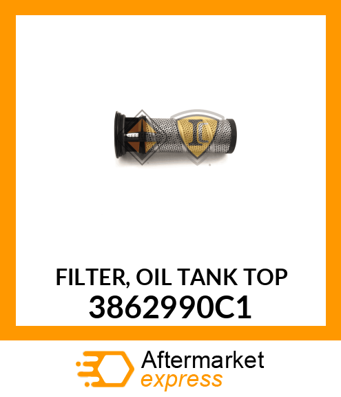 FILTER, OIL TANK TOP 3862990C1