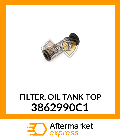 FILTER, OIL TANK TOP 3862990C1