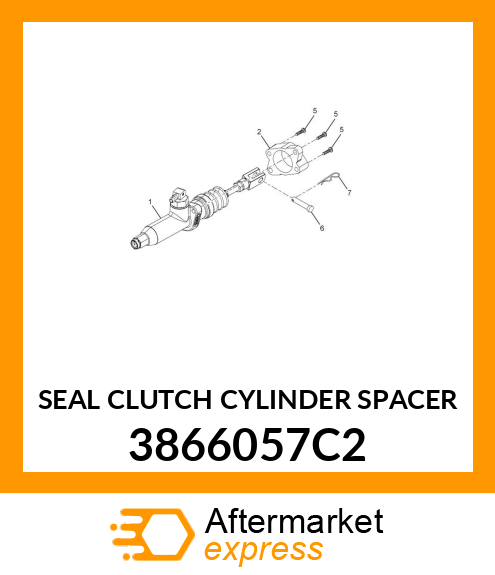 SEAL CLUTCH CYLINDER SPACER 3866057C2