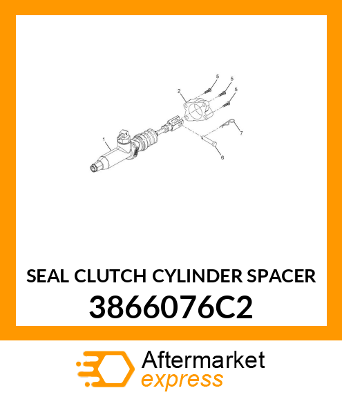 SEAL CLUTCH CYLINDER SPACER 3866076C2