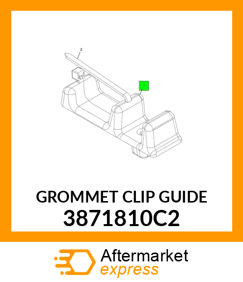 GROMMET CLIP GUIDE 3871810C2