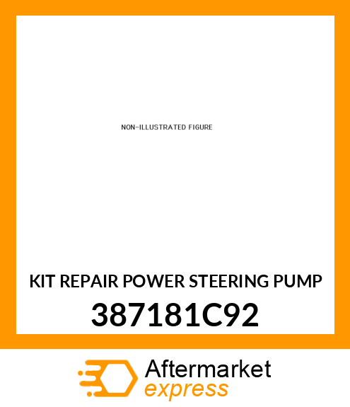 KIT REPAIR POWER STEERING PUMP 387181C92