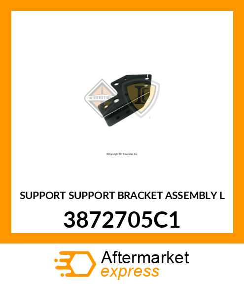 SUPPORT SUPPORT BRACKET ASSEMBLY L 3872705C1