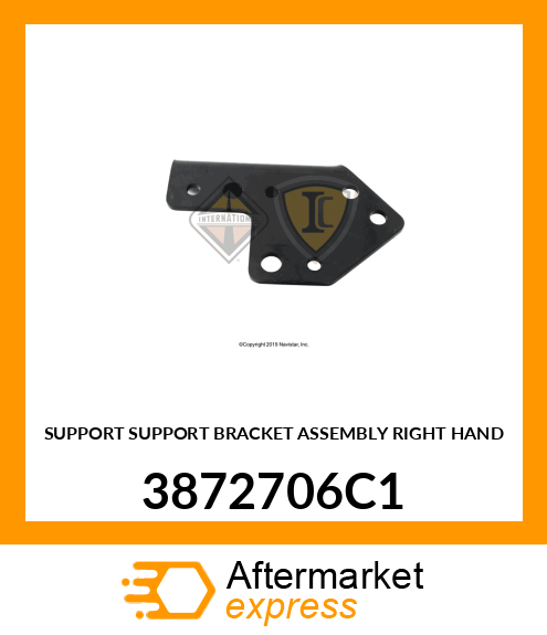 SUPPORT SUPPORT BRACKET ASSEMBLY RIGHT HAND 3872706C1