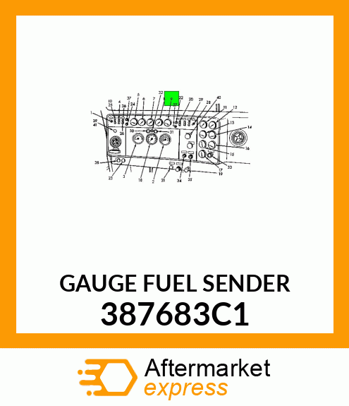 GAUGE FUEL SENDER 387683C1