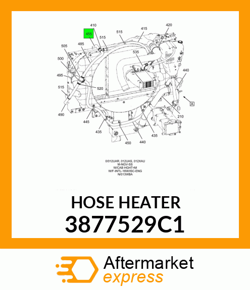 HOSE HEATER 3877529C1