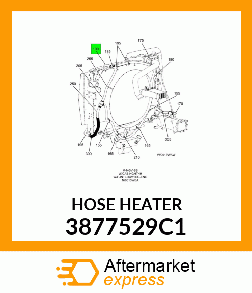 HOSE HEATER 3877529C1