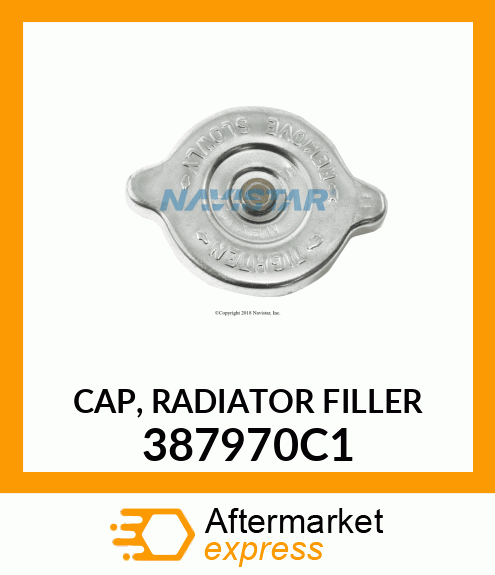 CAP, RADIATOR FILLER 387970C1