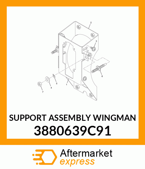 SUPPORT ASSEMBLY WINGMAN 3880639C91