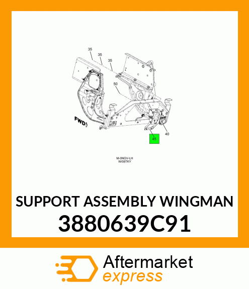 SUPPORT ASSEMBLY WINGMAN 3880639C91