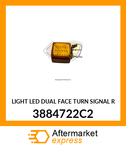 LIGHT LED DUAL FACE TURN SIGNAL R 3884722C2