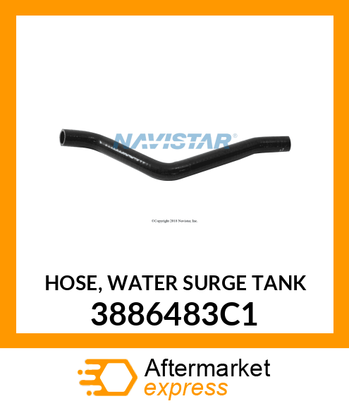 HOSE, WATER SURGE TANK 3886483C1