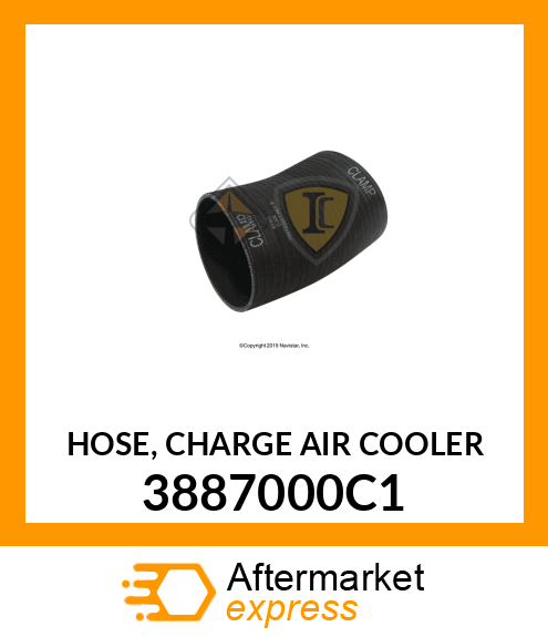 HOSE, CHARGE AIR COOLER 3887000C1