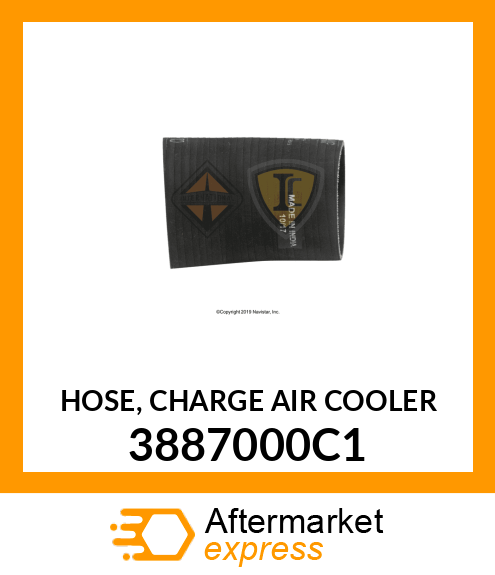 HOSE, CHARGE AIR COOLER 3887000C1