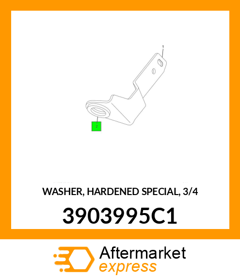 WASHER, HARDENED SPECIAL, 3/4 3903995C1