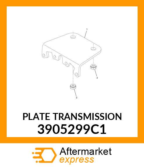 PLATE TRANSMISSION 3905299C1