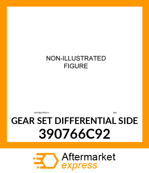 GEAR SET DIFFERENTIAL SIDE 390766C92