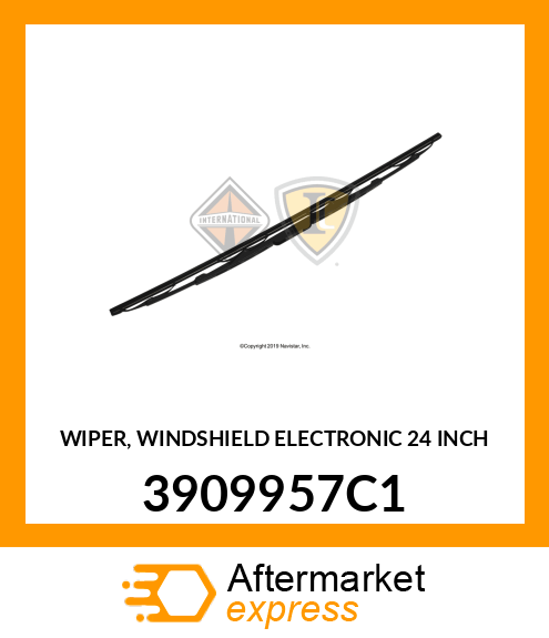 WIPER, WINDSHIELD ELECTRONIC 24 INCH 3909957C1