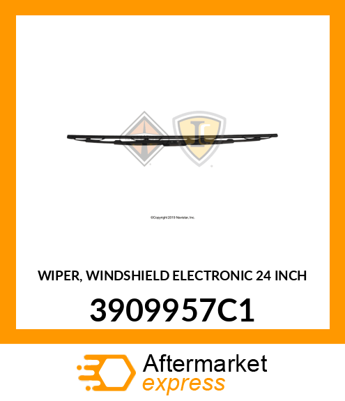 WIPER, WINDSHIELD ELECTRONIC 24 INCH 3909957C1