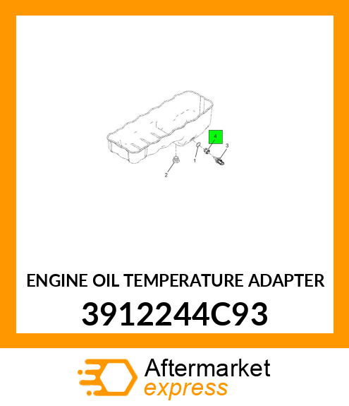 ENGINE OIL TEMPERATURE ADAPTER 3912244C93