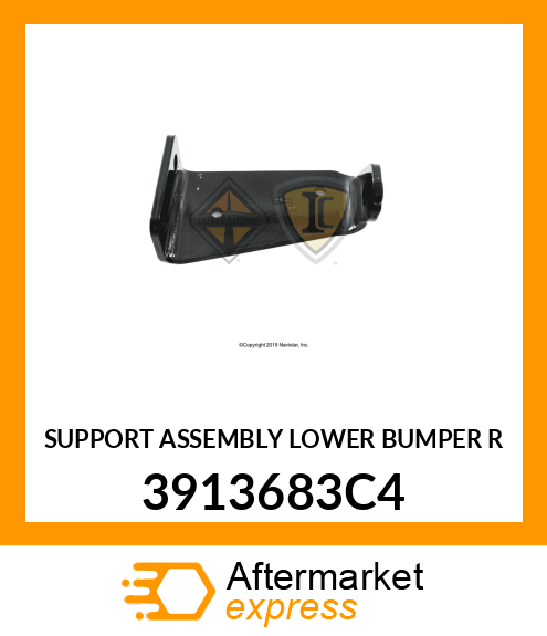 SUPPORT ASSEMBLY LOWER BUMPER R 3913683C4