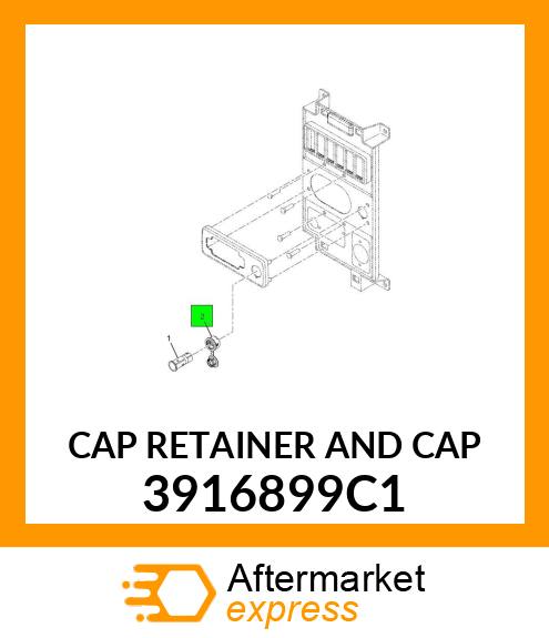 CAP RETAINER AND CAP 3916899C1