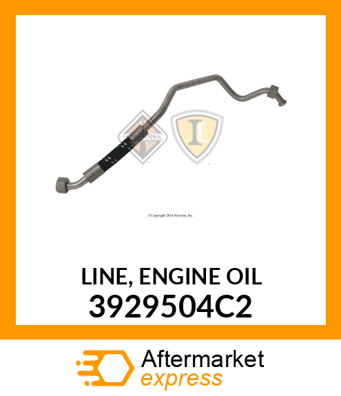 LINE, ENGINE OIL 3929504C2