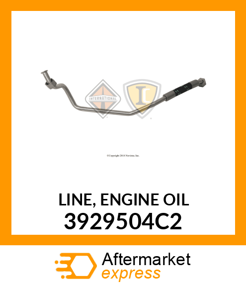 LINE, ENGINE OIL 3929504C2